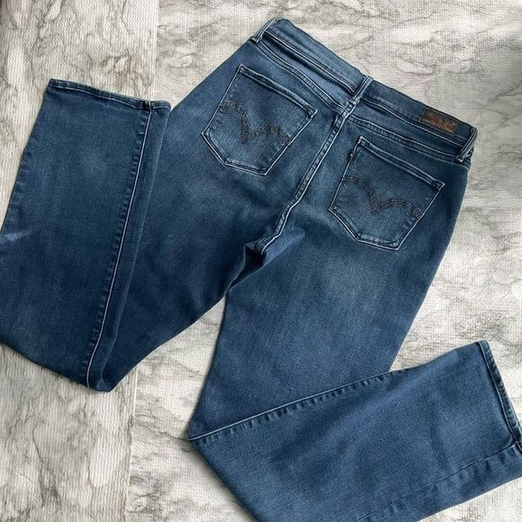 Levi’s 512 Perfectly Slimming Straight Leg Jeans Size 10 - Picture 2 of 14